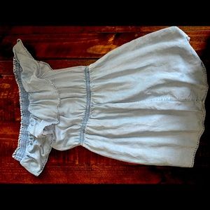 Strapless Jean Inspired One Piece Suit